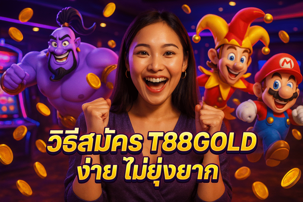 วิธีสมัคร T88GOLD ง่าย ไม่ยุ่งยาก