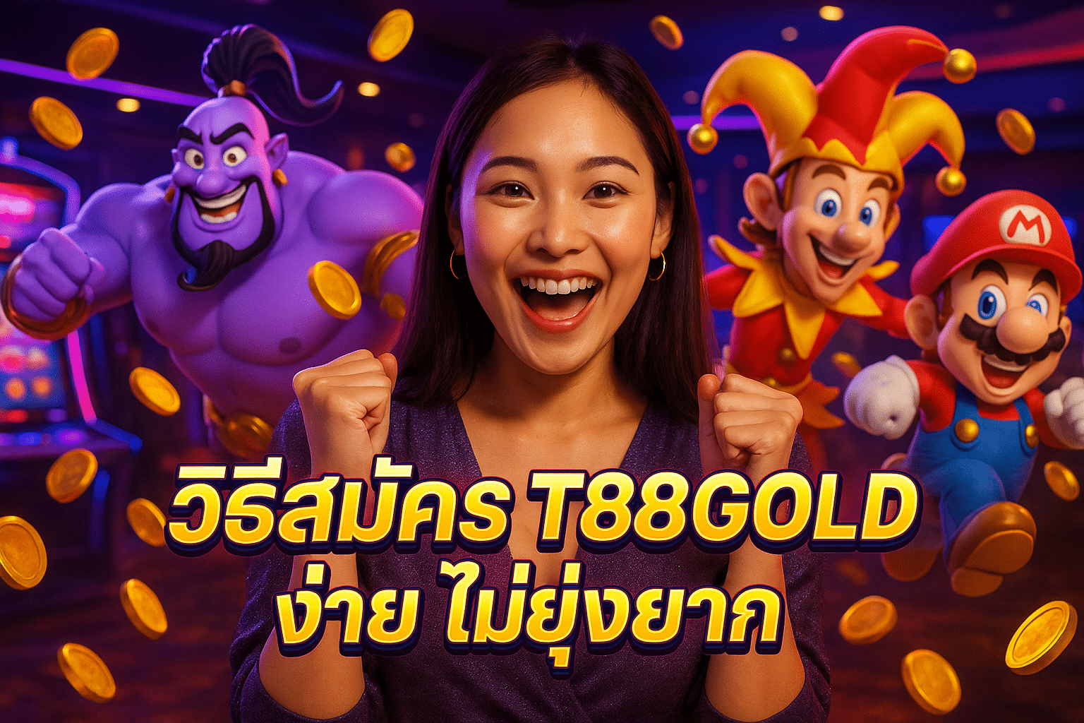 วิธีสมัคร T88GOLD ง่าย ไม่ยุ่งยาก