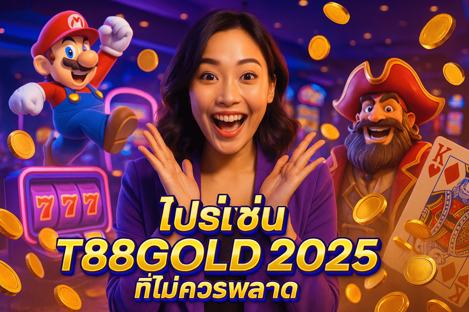 โปรโมชั่น T88GOLD 2025 ที่ไม่ควรพลาด